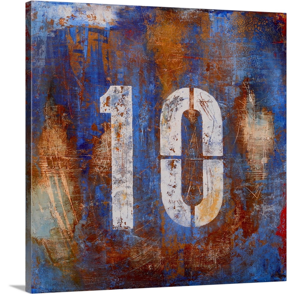 Great BIG Canvas | "Ten" Canvas Wall Art - 30x30 - Walmart.com