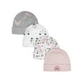 thumbnail image 5 of Gerber Baby Girls Caps & Mittens Set, 8-Piece, 5 of 9