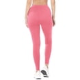 thumbnail image 6 of ClothingAve. Womens Essential Ultra Soft Stretchy Moisture-Wicking Workout Leggings Loungewear Bright Pink Small, 6 of 7