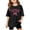 C164 Black, variant on Gbsyewxs Shirts For Girls Crew Neck Short Sleeve Letter Bow Print Casual Summer Toddler Girls Tees Beige Size 12-24 Months