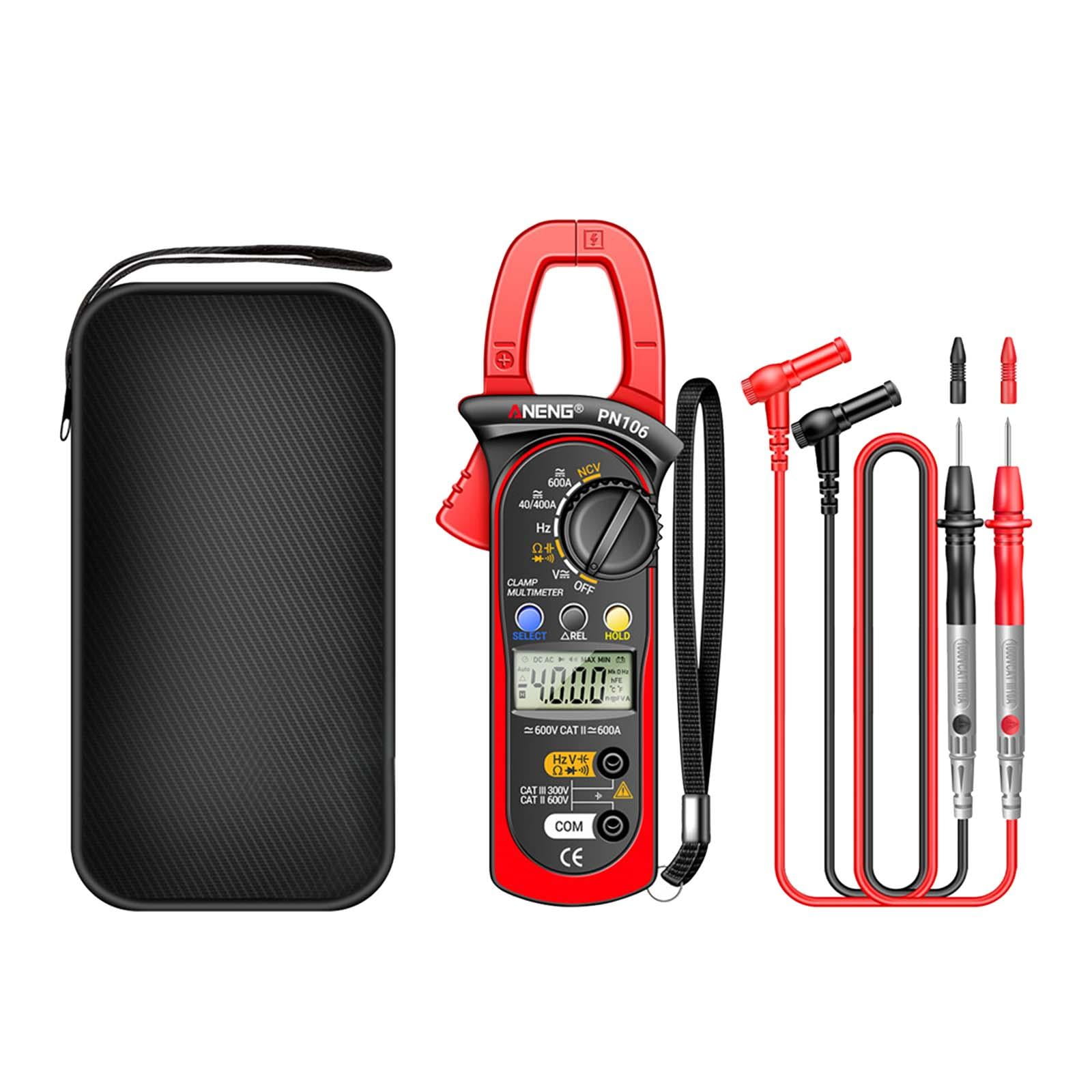 Miulika Digital Clamp Meter Electrical Multimeter Pocket 4000Counts Current Meter Accurately Auto Range Electrician Tool Multi Tester for Automotive