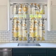 thumbnail image 3 of Vintage Country Bloom Curtains 36 Inch - 3 Panel Floral Bohemian Set with Rustic Wildflowers, Rod Pocket, 3 of 6