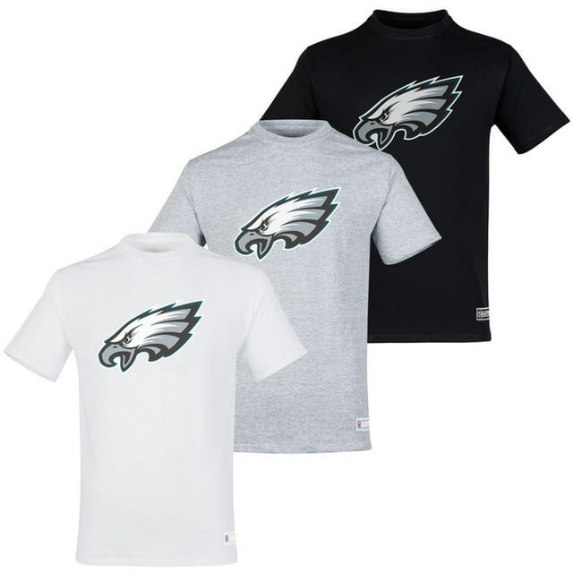 NFL Paquete de 3 Playeras Philadelphia Eagles para Hombre, Talla Grande