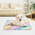 thumbnail image 6 of Pet Cooling Pad Foldable Self Cooling Mat Breathable Pet Cushion Sleep Pad for Dogs and Cats Glittery Rainbow M, 6 of 9