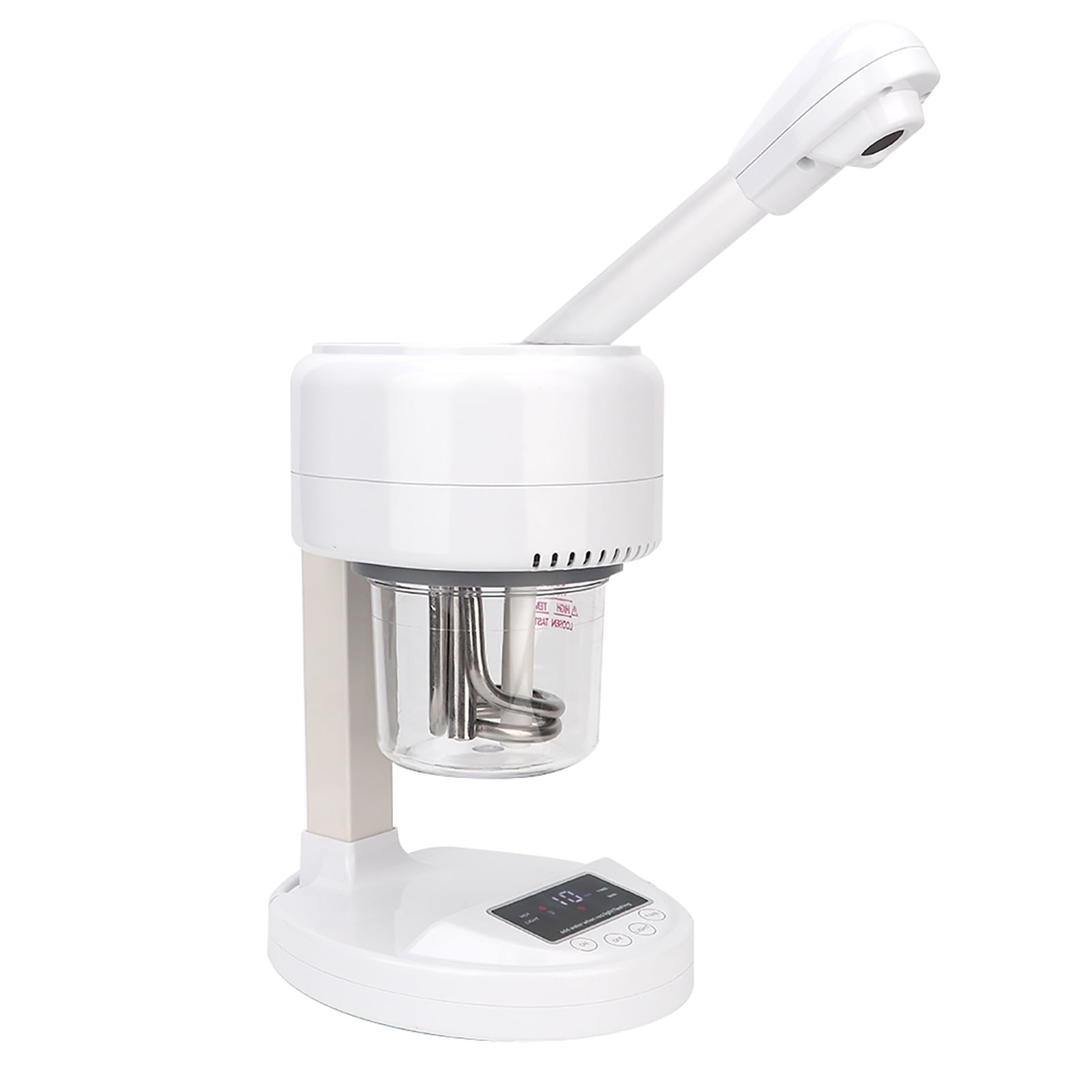 BIMZUC Professional Household Hot Mist Facial Steamer, Nano Ionic Face Sprayer for Deep Cleaning & Moisturizing (Touch Screen Type), 12.5 oz / 370ml Water Tank, EU Plug 220V
