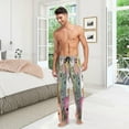 thumbnail image 7 of FREEAMG Colored Cartoon Bears Pajama Pants for Men, Men's Separate Bottoms, Pure Cotton Comfortable Lounge Pants?43?, 7 of 7