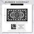 thumbnail image 2 of Design Imports CAMZ12895 Tapis de Bienvenue Demi-Lune en Caoutchouc, 2 of 2