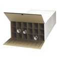 thumbnail image 2 of Safco Tube-Stor KD - Boîte de Rangement - 18 Compartiments - pour - Blanc (pack de 2), 2 of 2