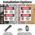 thumbnail image 3 of Pool Is Closed For Repair Do Not Enter OSHA Danger Aluminum Sign 24 Inch x 18 Inch - 10 Pack, 3 of 8