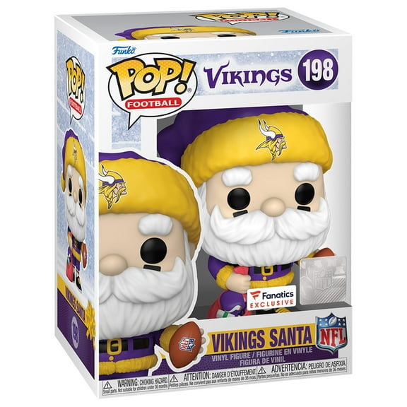 Minnesota Vikings  Santa Funko Pop! Fanatics Exclusive Vinyl Figure