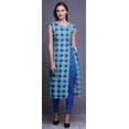 thumbnail image 4 of Bimba Sleeveless Printed Summer Kurti Straight Tunic DressesÂ&nbsp;ForÂ&nbsp;Women, 4 of 6