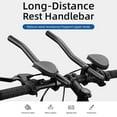 thumbnail image 2 of Bicycle handlebars for rest, adjustable bicycle handlebars for triathlon, bicycle handlebars for racing bikes and MTB mountain bikes, extension bars, 2 of 5