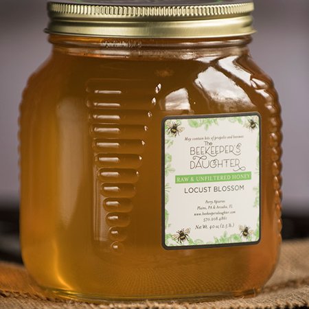 Raw Locust Honey by the Beekeepers Daughter - 2.5 lb Jar (3-Pack) (7.5 pound)