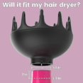 thumbnail image 2 of Black Orchid Large Hair Diffuser For Curly And Natural Hair - Professi G, 2 of 5