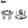 thumbnail image 2 of Sink Basin Overflow Round Ring Drain Hole Plug Cap Cover Spare Bathroom, 2 of 4