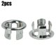 thumbnail image 2 of 2pcs Bathroom Sink Basin Overflow Ring Drain Hole Cover Spare, 2 of 5