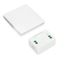 thumbnail image 1 of Interruptor De Luz Inalámbrico Remoto, Kit De Receptor De Interruptor De Luz Inalámbrico Autoalimentado De Señal Fuerte Fácil Instalación Multifuncional Para Lámparas, 1 of 7