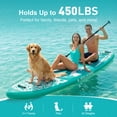 thumbnail image 4 of SOLAVERO 11'6" x 35" Inflatable Stand Up Paddle Board with Seat, Extra Long & Wide SUP Board, Non-Slip Stable Deck for Adults & Youth, 4 of 8