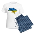 thumbnail image 5 of CafePress - Ukraine Pride Love Ukrainian Flag Pajamas - Women's Short Sleeve Print T-Shirt and Pants Light Cotton Pajama Set, 5 of 7