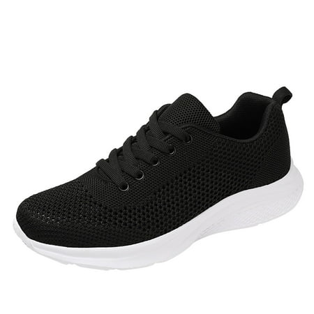 

nsendm Female Fashion Sneakers Adult Advantage Sneaker - Women s Sole Comfortable Shoes Outdoor Mesh Shoes Runing Fashion Sports Sneaker Laces Women Black 9
