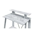 thumbnail image 2 of Writing Desk with V Shaped Frame Antique White and Black - Saltoro Sherpi, 2 of 5