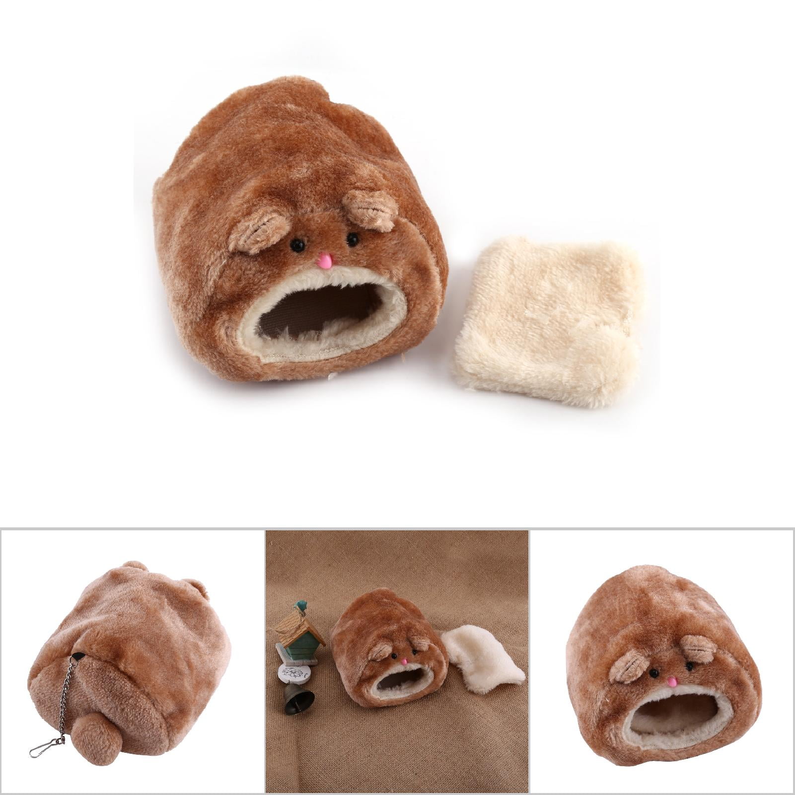 Cachette/tunnel Pour Hamster Et Petits Animaux - Lavable, Antidérapant - 54 Cm - Polyester Doux