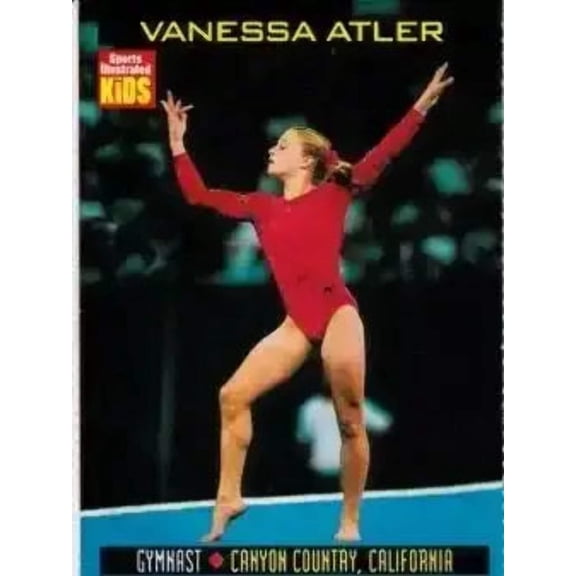 Vanessa Atler 1998 SI for Kids Gymnastics Rookie Card