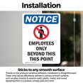 thumbnail image 3 of (2 Pack) Employees Only Beyond Sign, 3 of 7