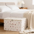 thumbnail image 2 of COM1950s Foldable Storage Bins with Lids, Collapsible Oxford Cloth Storage Boxes for Clothes, Large Capacity Organizer Cubes with Handles for Bedroom Closet, Floral Pattern, 2 of 7
