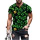 thumbnail image 2 of Ceisia Men's Slim Fit Short Sleeve T-Shirt St. Patrick's Day Themed Print Clover Spring Summer Shirt Gift, 2 of 8
