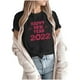 thumbnail image 4 of Blusa de mujer Navidad Impreso Casual Moda Todo-fósforo Camiseta de manga corta Tops Pompotops  hfajkhk124398, 4 of 4