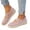 Pink, variant on Walking Shoes for Women Mesh Knitted Washable Buckle Soft Stretch Flats Casual Lightweight Mary Jane Shoe Workout Sneakers with Arch Support