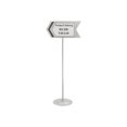 thumbnail image 1 of Safco Arrow - Porte-Signes - pour - Gris, 1 of 2