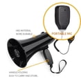 thumbnail image 3 of Haut-parleur Portable Mégaphone 35W Microphone à Main Sirène Intégrée, Volume Fort, 3 of 6