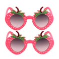 thumbnail image 1 of 2 Pcs Kid Sunglasses Cartoon Flamingo Strawberry Eye Wear Kids Glasses Cosplay Party Eyeglasses Beach Photo Booth Props Kids, 1 of 2
