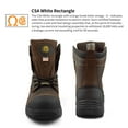 thumbnail image 3 of Tiger Safety Bottes de Travail pour Hommes Embout en Acier Cuir Imperméable 7888, 3 of 7