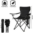 thumbnail image 3 of 4PCS Folding Camping Chairs-Lightweight, Installation-Free, Portable Chair for Beach, Lawn, Outdoor Sports, 3 of 7
