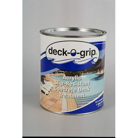 Deck-O-Grip Non-Yellowing Acrylic, Non-Slip, Solvent-Based Concrete Sealer 1