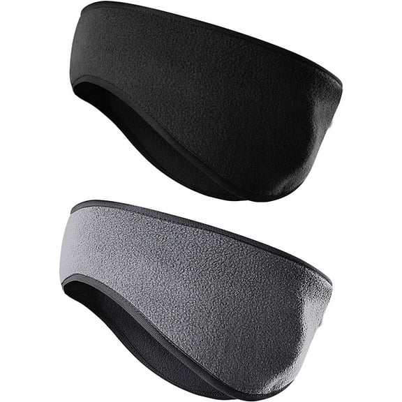 HESHENG Fleece Ear Warmers Headband Winter Ear Muffs for Men Women Kids in Cold Weather, Running Yoga Skiing Riding Bike Ear Cover