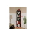 thumbnail image 3 of IN Room Furniture Designs Transitional Wood Corner Bookcase in Espresso, 3 of 4