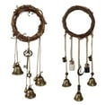 RANMEI Witch Bell Wind Chime Hanging Witch Bells Protection Door
