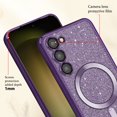 thumbnail image 3 of Funda Newseego para Samsung Galaxy S23 Plus con Brillo Magnético Morada, 3 of 7