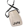 thumbnail image 1 of Bolso bandolera de lona de algodón reciclado de JVN, tamaño mediano, neutro, 1 of 1
