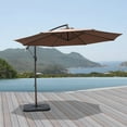 COBANA Outdoor HeavyDuty Patio Umbrella Base, 4Piece Offset