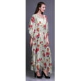 thumbnail image 3 of Bimba LadiesÃ‚Â&nbsp;KaftanÃ‚Â&nbsp;Holiday Loungewear Maxi Dress Beach Coverup, 3 of 5