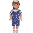 thumbnail image 1 of Doll Été Tenue Mode 2PCS Casual Mignon Poupée Vêtements Kit Poupée Dressing Ensemble, 1 of 8