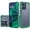 Midnight Green, variant on For Moto G Stylus 5G 2025 Ultimate CaseX Transparent Hybrid Case with Metal Buttons And Camera Edges - Midnight Green