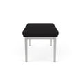 thumbnail image 5 of Lenox Steel Reception Waiting Room 2-Seat Bench / Silver Steel / Black, 5 of 5