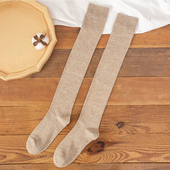 Rigardu socks for women womens socks Womens Long Socks Pure Color Socks Heap Heap Socks B One size