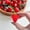 Red, variant on Desktop Decor,Artificial Red Strawberries Simulation Realistic Strawberry Artificial Decoration Photography Prop For Home Kitchen Ornament
